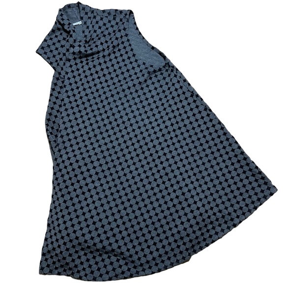 Bryn Walker Gray & Black Long Open Draped Vest Sz L - Picture 11 of 14